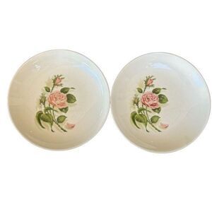 2 Ballerina By Universal Rose Pattern 8” Bowls